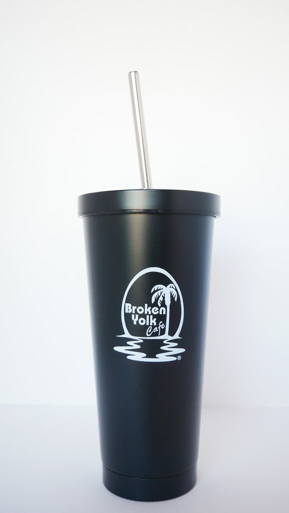 Black Stainless Steel Tumbler